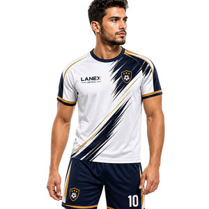 Conjunto de Uniforme de Fútbol Personalizado Premium para Hombres y Jóvenes, Tela Transpirable de Secado Rápido, Camiseta y Pantalones Cortos para Entrenamiento y Partido - Product Image 2