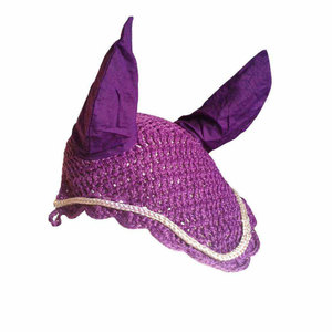 OEM Service Horse Ear <b>Bonnet</b> Elegant Knitted Pattern Comfortable Horse Ear <b>Bonnet</b> For Equestrian Use - Product Image 6