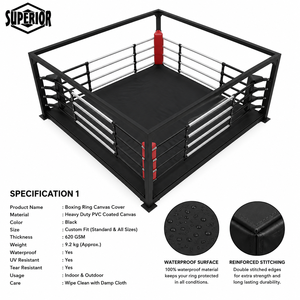 Pour les grossistes : Nouveaux revêtements de ring de boxe antidérapants en toile résistante de haute qualité pour usage en salle de sport - Product Image 1
