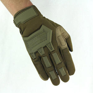 Guantes Tácticos de Defensa Personal TPR con Protección Completa para los Dedos, Pantalla Táctil, Resistentes a Cortes y Impactos, para Exteriores - Product Image 1