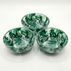 Elegant Eco-Friendly Customized Resin Small Bowl-Decorative Serving for Nuts Candy Jewelry <b>Storage</b> & <b>Camping</b> Display - Product Image 3