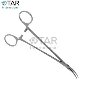 คีมหนีบห้ามเลือดแบบโค้ง Halsted Hemostatic Forceps แบบ 1x2 ฟัน คีมผ่าตัดขนาด 21.0 ซม. คีมหนีบห้ามเลือดแบบโค้ง อุปกรณ์ทางการแพทย์ - Product Image 4