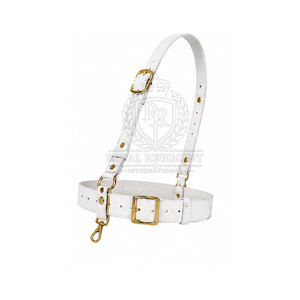 Ceinture Sam Browne personnalisée en cuir durable avec sangle réglable pour vêtements formels et événements spéciaux - Product Image 5