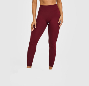 Leggings de sport pour femmes de haute qualité, sans couture, colorés, doux pour la peau, respirants, séchage rapide, pantalons de yoga - Product Image 1