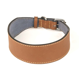 Most Selling Hot Sale Suede Leather Made <b>Dogs</b> Collar Direct Sales Factory Manufactured 100% Genuine Leather Pet Collars - Product Image 3