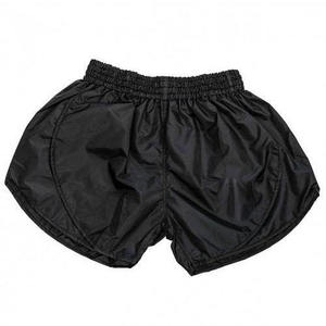 Pantalones Cortos de Boxeo Personalizados con Diseño de Parches, Satén Premium Transpirable, Pantalones Cortos de Artes Marciales con Paneles en Contraste, Corte Holgado y Cómodo para Entrenamiento, Venta al Por Mayor - Product Image 4