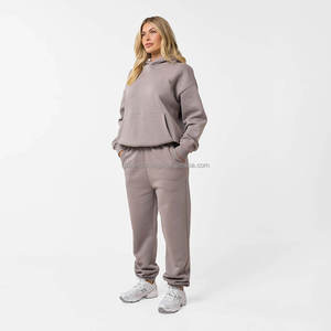 Regular Fit Pullover <b>Tracksuit</b> Activewear Set Elastic Waist Pants for Fitness Training Running Daily Wear Streetwear 100% Cotton - Product Image 6