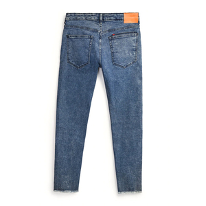 Pantalon en jean décontracté de haute qualité, style urbain, tissu doux, coupe droite, imperméable, grandes tailles pour hommes – Offre spéciale - Product Image 4