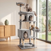 Hamac-lit pour chat personnalisé, moderne, en peluche, avec structure fermée