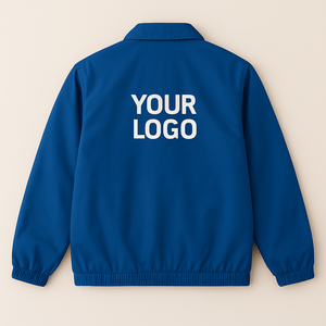 Breathable Best Selling Blue Color OEM Custom Coaching Jackets Wholesale Customized Design Zipper Up Men <b>Coaches</b> Jackets - Product Image 2