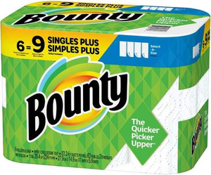 กระดาษเช็ดมือแบบม้วน Bounty ขนาดใหญ่พิเศษ สีขาว 16 ม้วนครอบครัว = 40 ม้วนปกติ - Product Image 4