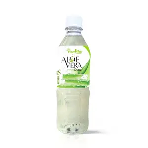 Aloe Vera hamuru Pet şişe 500ml lal alkolsüz içecekler OEM özel marka fabrika fiyat özelleştirmek