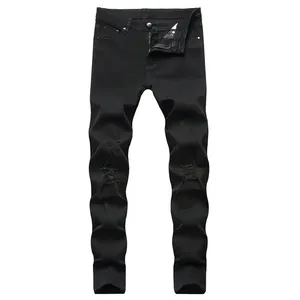 Slim Fit Hot Sale Fashion Men High Quality 100% Cotton Straight Denim Bulk Casual Breathable Quick Dry Lightweight - Product Image 2