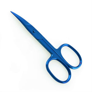 Ciseaux à ongles professionnels en acier inoxydable à lame incurvée, lame tranchante pour la coupe des cuticules, outil de manucure de beauté, haute qualité - Product Image 2