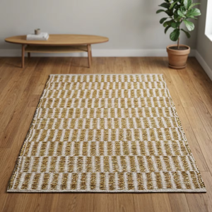 Tapis en jute tressé moderne sur mesure, tissé à la main, durable, élégant, en fibres naturelles, pour salon et chambre à coucher - Product Image 3