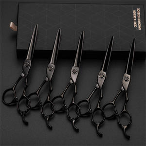 Ciseaux de coiffure 6'' en acier inoxydable JP, ensemble de ciseaux de barbier professionnels pour la coupe de cheveux, avec sac inclus - Product Image 1