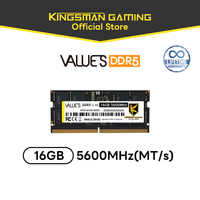 [KINGSMAN Gaming] Memoria RAM DDR5 de 16GB 5600MTs 1.1V SODIMM para Laptop PC - Garantía de por Vida, Certificación CE, en Stock