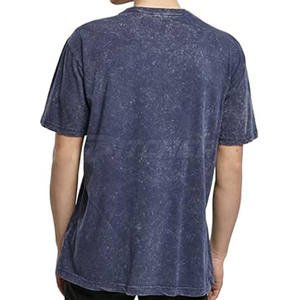 Camiseta informal con lavado ácido para hombre, diseño elegante, cómoda, de algodón, para uso diario, la mejor opción para la moda masculina. - Product Image 4