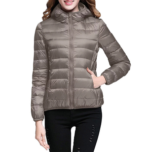 Women's Winter Waterproof <b>Puffer</b> <b>Jacket</b> Long <b>Crop</b> Plus Size Bubble Coat with Hood Printed Solid Pattern Girls' Clothing - Product Image 5