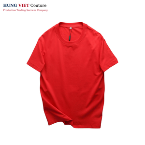 T-shirt unisexe de haute qualité vietnamien Dobby tissu solide O cou décontracté surdimensionné coupe évacuation de l'humidité séchage rapide - Product Image 5