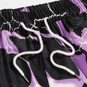 High Quality Solid Casual Men Running Shorts 100% Polyester Worsted Fabric for Gym Workout Jogging Fitness Training Breathable - Product Image 5