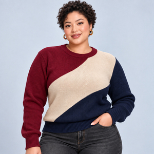 Suéter Duradero para Mujer con Tela de Alta Calidad, Textura Suave y Cómoda, Aislamiento Térmico y Diseño Transpirable - Product Image 1