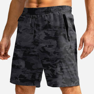 Shorts de sport décontractés pour hommes, été, haute qualité, séchage rapide, taille haute, respirants, tricotés, style fitness, personnalisables, grandes tailles - Product Image 3