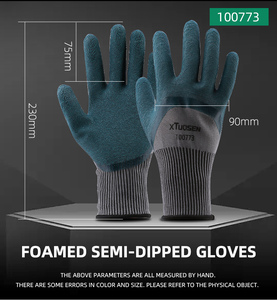 Wholesale Elastic Latex Safety <strong>Gloves</strong> Anti-Impact Construction Site <strong>Workwear</strong> with King <strong>Gloves</strong> Protective Function - Product Image 4