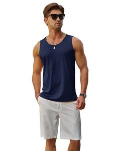Débardeur Essentiel pour Homme à Séchage Rapide, Respirant, Écologique, en Spandex/Coton, Doux, Léger, Confortable pour la Mobilité et le Relaxation - Product Image 1