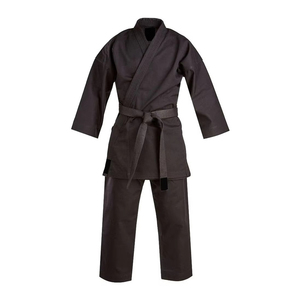 Kimono de Jiu-Jitsu Brésilien 100% Coton Durable Coupe Classique Unisexe Adulte Teint Uni Uniforme d'Arts Martiaux - Product Image 1