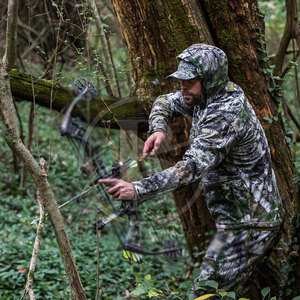 Veste de chasse coupe-vent et respirante pour l'extérieur, avec design ajustable pour une utilisation en hiver sur le terrain et sur les sentiers - Product Image 4