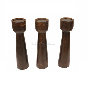 Handcrafted Luxury Iron Multi-purpose Candle Holder Premium <b>Rustic</b> Home Decor Centerpiece for <b>Dining</b> <b>Table</b> Living Room Warm - Product Image 6