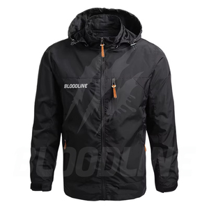 BLOODLINE INTERNATIONAL Men's Color Blocking <b>Waterproof</b> Breathable Windproof Eco-Friendly Quick Dry <b>Thin</b> Puffer <b>Jacket</b> Zipper - Product Image 4