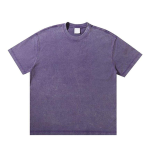 T-shirts décontractés pour hommes, surdimensionnés, 100% coton respirant, écologiques, confortables, à manches courtes, col rond, 250g, prix avantageux - Product Image 3
