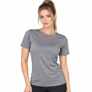 T-shirt de sport Dry-Fit pour femmes, respirant, à séchage rapide, pour yoga, manches courtes, pour la salle de sport, la course à pied - Product Image 2