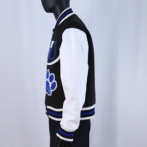 Chaqueta Varsity con Diseño Personalizado de Moda, con Parches en la Parte Delantera, Tejido de Alta Calidad, Transpirable y Ecológico, Estilo Urbano para Hombre y Mujer - Product Image 5