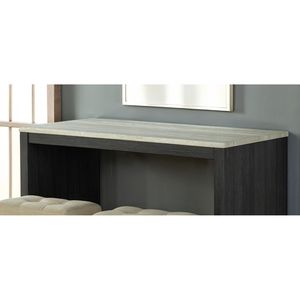 Set da Pranzo Bicolore 3 Pezzi: Tavolo Nero con Cuscini Imbottiti Beige e 2 Sgabelli - Product Image 3