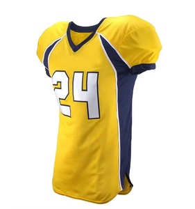 Maillot de football américain de haute qualité à manches courtes, grande taille, meilleur prix, nouvelle arrivée, uniformes personnalisés 100% polyester, en solde - Product Image 4
