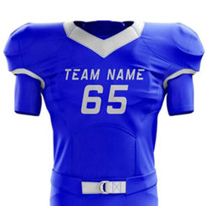 Uniforme de football américain en Spandex/Polyester à manches courtes, séchage rapide, haute qualité, prix bas, couleurs et logo personnalisables 2025 - Product Image 3