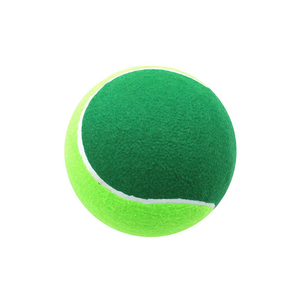 Balle de tennis personnalisée en feutre vert, balle souple avec bordure blanche pour animaux de compagnie - Product Image 2