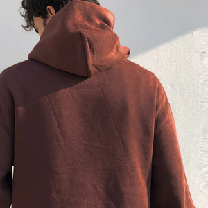 Casual Hoodies 100% Cotton Fleece Fabric Oversized Fit with Pocket Pro Quality for Winter Season with cheap quality OEM - Product Image 3