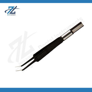 Pinces bipolaires antiadhésives européennes pour bijoutier # 5 instruments chirurgicaux réutilisables en acier inoxydable de qualité supérieure à pointe angulaire fine, fabriqués au Pakistan - Product Image 2