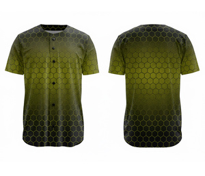 Fabricante de Camisetas de Béisbol Sublimadas Personalizadas, Uniformes de Equipo OEM y ODM |   Béisbol de Poliéster Transpirable - Product Image 5