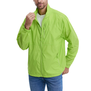 Adjustable Price Men Windbreaker <b>Jacket</b> Canvas Breathable Quick Dry Light Weight Premium Quality Outdoor All Season Customizable - Product Image 1