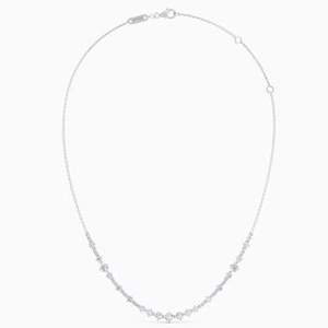 Modern Gold 10KT Lab Grown Diamond Pendant <b>Necklace</b> | Rhodium Plated Luxury Jewelry | Minimalist Fashion Trend 2026 - Product Image 1