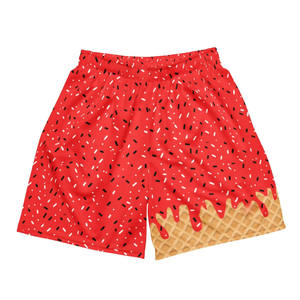 Pantalones Cortos de Baloncesto Personalizados para Hombre, Estilo Casual de Verano, Cintura Media, Secado Rápido, Transpirables, Ecológicos, de Lona - Product Image 3