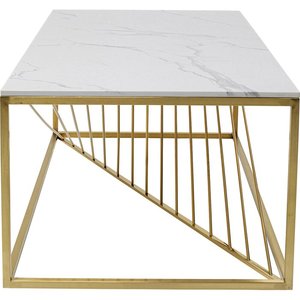 Modern Handmade <b>Nesting</b> Coffee <b>Table</b> Set with Marble Top Metal Frame Luxury Furniture - Product Image 2
