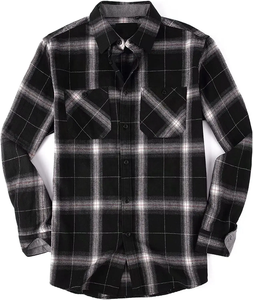 เสื้อเชิ้ตผ้าสักหลาดใส่สบายพร้อมการเย็บที่ทนทานและลวดลายทันสมัยสำหรับการผจญภัยกลางแจ้ง - Product Image 5
