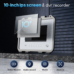 Caméra d'inspection de canalisation autonivelante 40m avec écran IPS 10 pouces 1080P HD, transmetteur 512Hz, localisateur, compteur de mètres, DVR et tige de poussée 7mm - Product Image 3