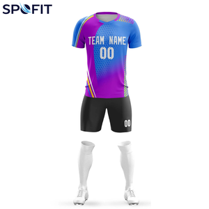 Ensembles d'uniformes de football de qualité supérieure, maillots et shorts de football imprimés par sublimation pour l'entraînement, les matchs de club et les tenues d'équipe - Product Image 1